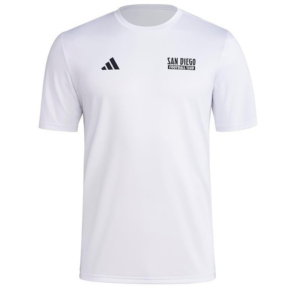 San Diego FC Adidas Home Warp Pre-Game Jersey Men's White Short Sleeve - 2XL